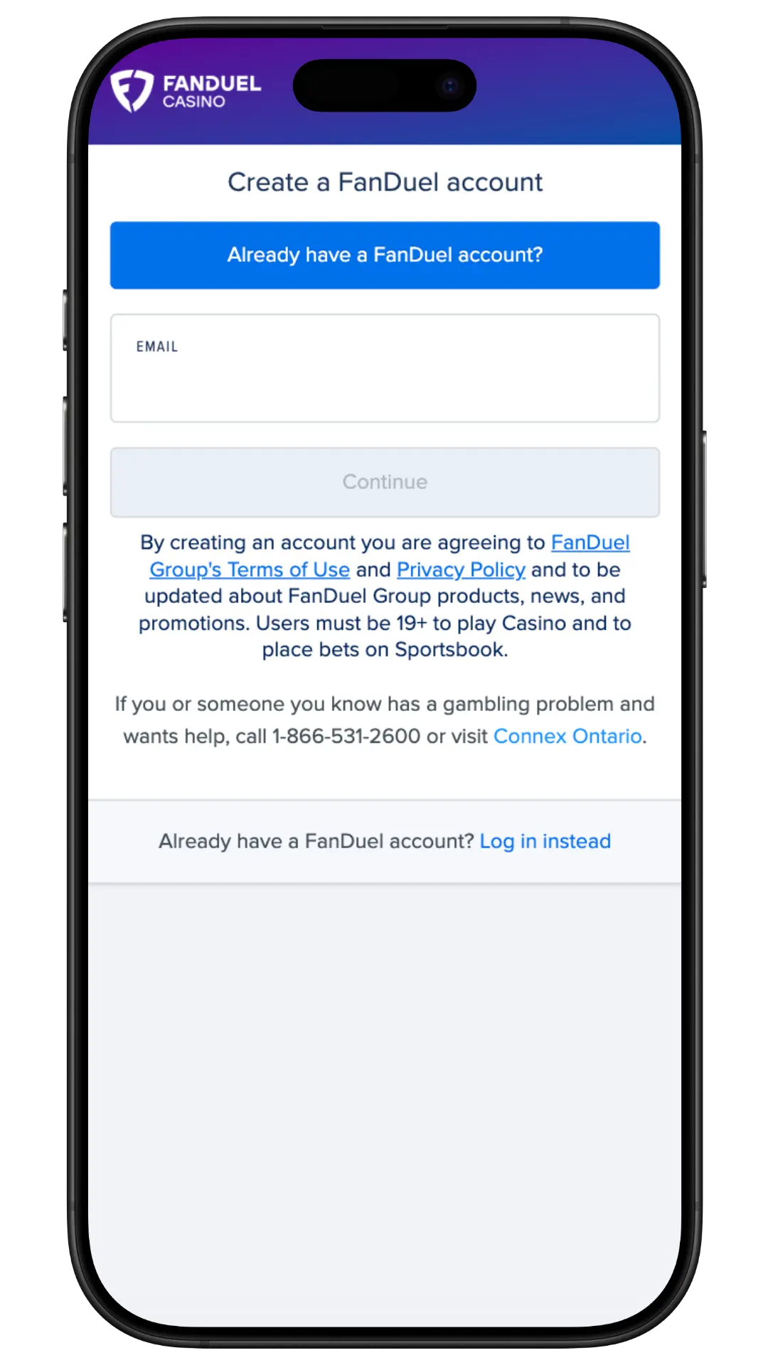 Fanduel Casino Registration